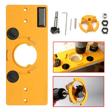 35mm Cup Style Hinge Jig Drill Guide Woodworking Hole Locator Jig Drill Woodworking Tools For Wood