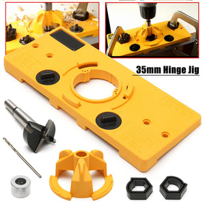 35mm Cup Style Hinge Jig Drill Guide Woodworking Hole Locator Jig Drill Woodworking Tools For Wood